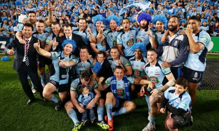 NSW winning state of origin team